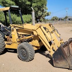 Ford 545C Front Loader Tractor With Read Gannon Drag