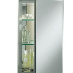 (New in Box)
Kohler
16" x 20" Single Door Reversible Hinge Frameless Mirrored Medicine Cabinet
Model:K-CB-CLR1620FS 
/2-FR-2264