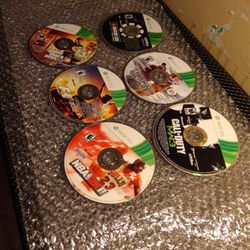 XBOX 360 SIX {6 } LOOSE GAMES