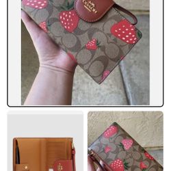 Coach Strawberry Wallet