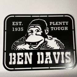 Ben Davis Metal Sign 
