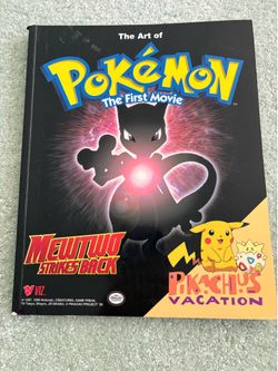 1st Edition The Art of Pokémon The First Movie Mewtwo Strikes Back 1999 VIZ Book