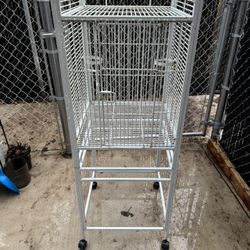 White Bird Cage / Parrot Cage 