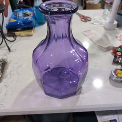 Purple Glass Vase