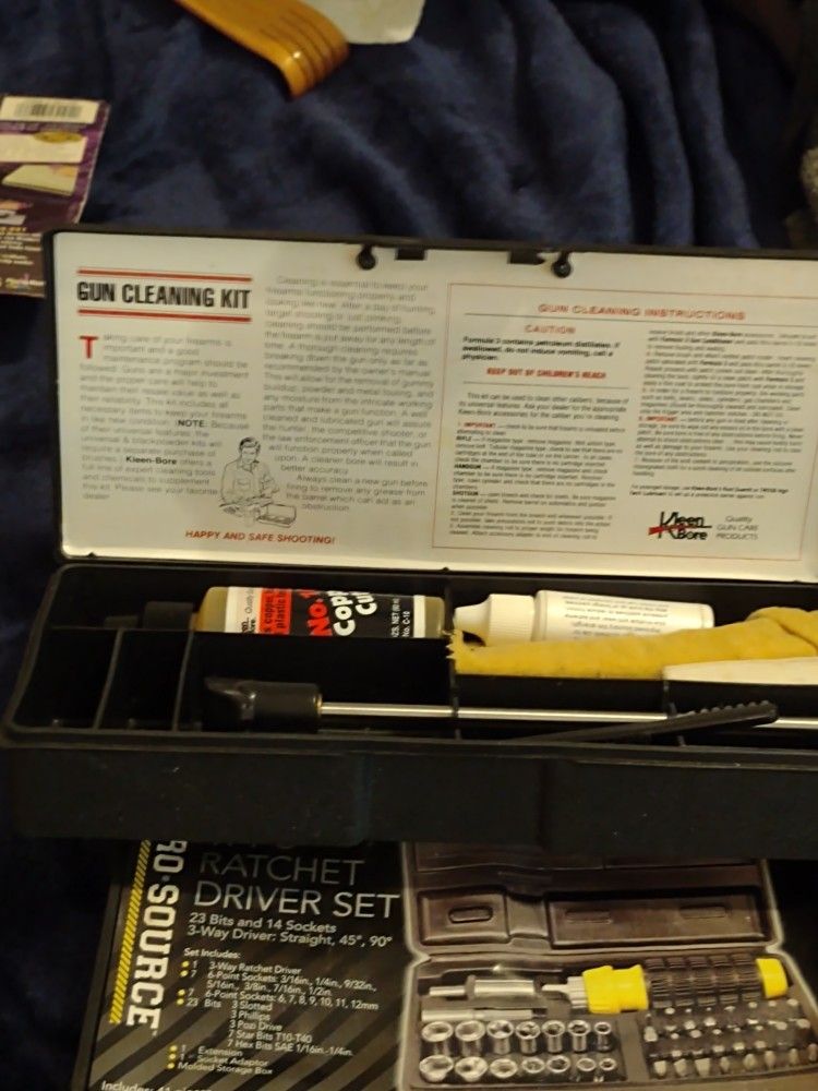 Socket Set And Tire Repair Kit