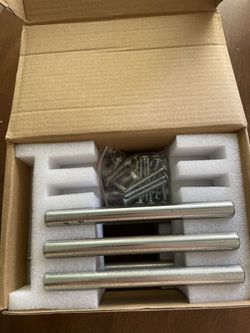5” Cabinet Handle Hardware (8 Pieces Silver )