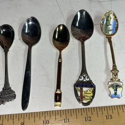 Collector Teaspoons Mockba -Solvang-Alaska Misc