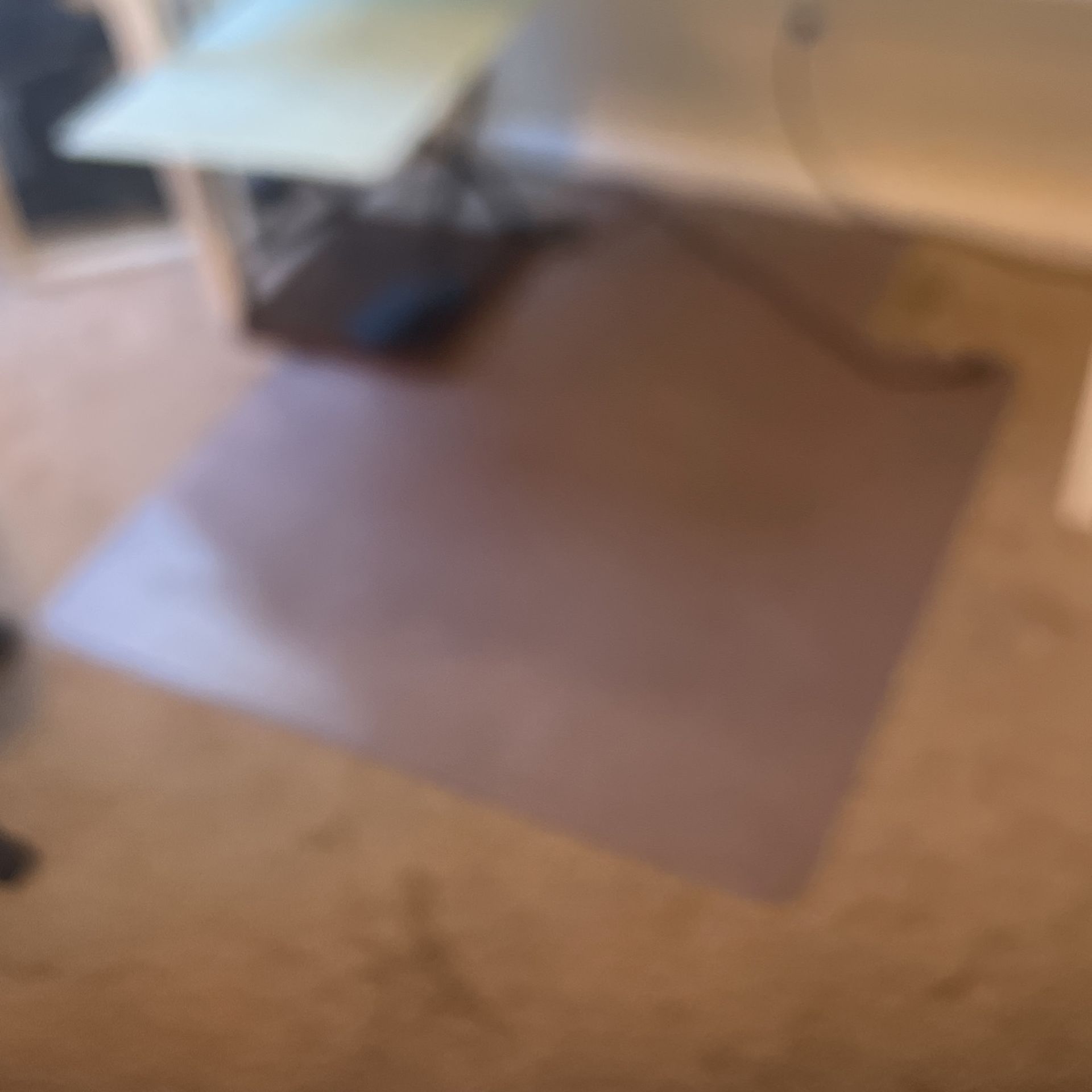 Plastic Floor Protector For Desk Area