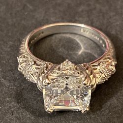 Judith Ripka 925 Sterling Silver Ring