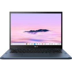 ASUS 14" 2-in-1 Chromebook Plus Laptop - AMD Ryzen 3 7320C - 8GB Memory - 128GB SSD - Ponder Blue