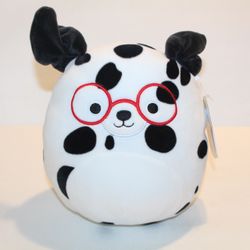 Squishmallow Dustin The Dalmatian Stuffed Animal 8” 
