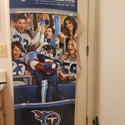 Tennessee Titans vintage hanging sign from 2011 season