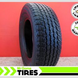 1 GOODYEAR WRANGLER ALL TERRAIN ADVENTURE  255/70R18 USED TIRE 9/32 TREAD * PRODUCTION  YEAR 2022 * INSTALLATION INCLUDED *