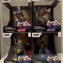 Zoteki TRANSFORMERS Grimlock, Megatron, Starscream and Optimus Prime 4" Figures