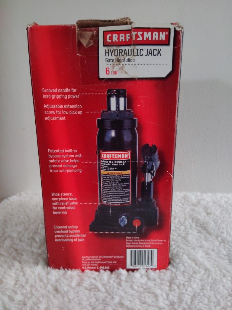 Craftsman 6 Ton Hydraulic Jack