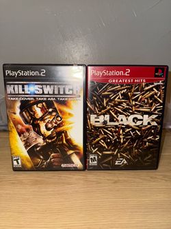 PS2 Kill Switch & Black Game Bundle