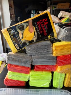 24 pack microfiber cleaning towels $12 each The price is firm; I cannot lower the price.