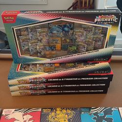 Prismatic Evolutions Lucario ex & Tyranitar ex Premium Collection (Sam's Club)