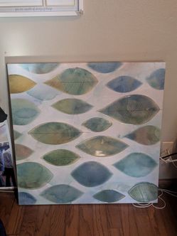 Pattern of Leaves L-Canvas Painting