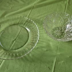 Glass Dessert Plates/Bowls