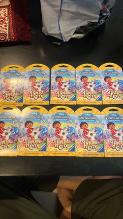 Hyperia city Lorcana sleeved booster packs
