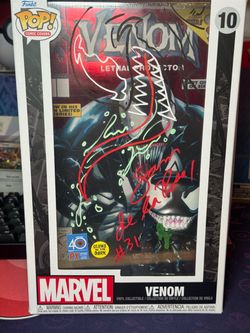 Venom Lethal Protector Funko #10 GITD Sam De La Rosa Sketch Signed #31/100