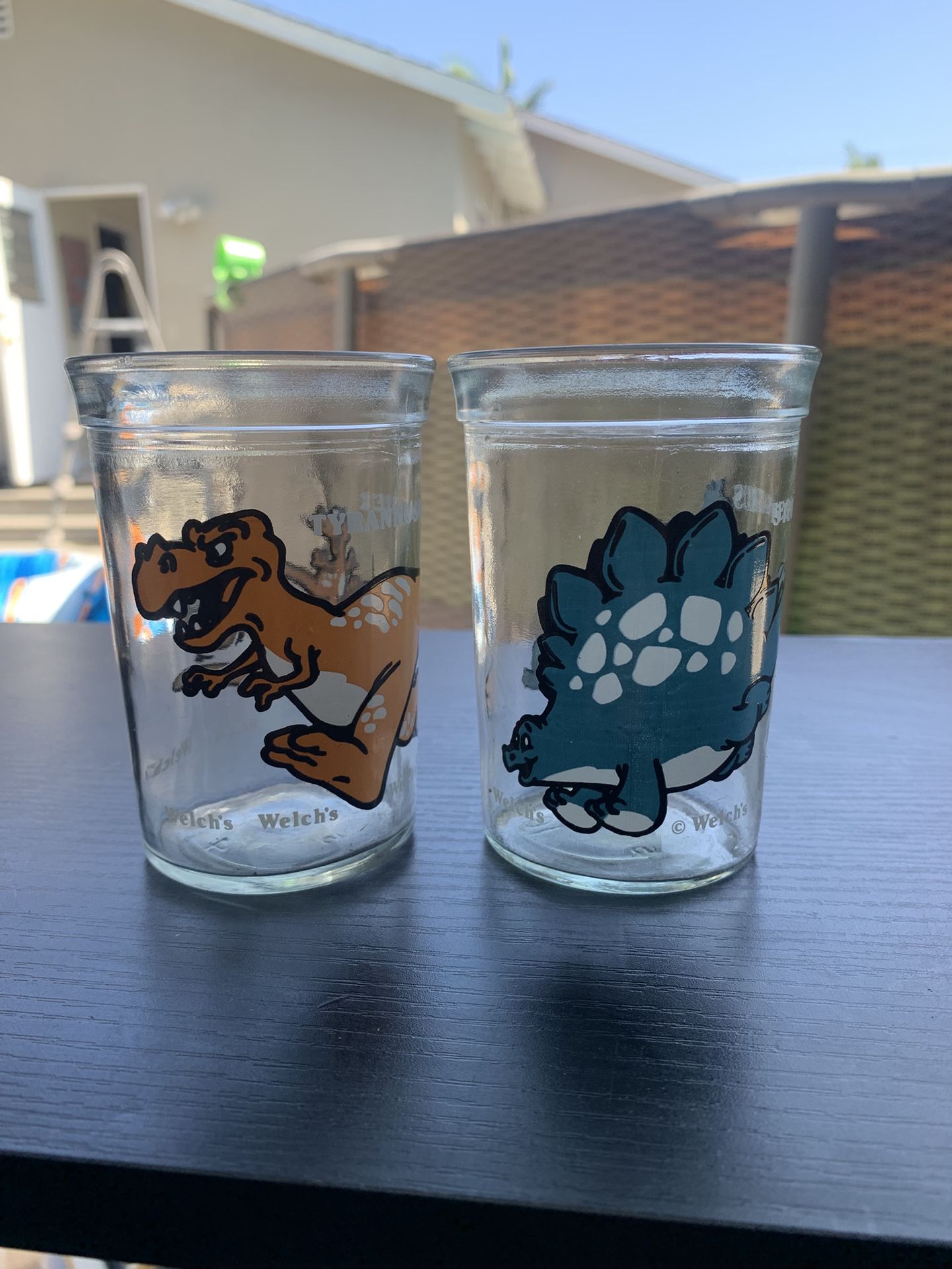 Collectors Welch’s Jelly Glass Dinosaur Jars