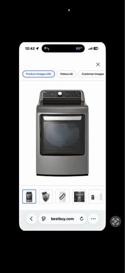 LG washer & dryer