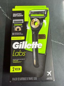 Gillette Labs Men's Shaving Razor Kit, specifically the Black