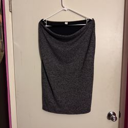 Charcoal Pencil Skirt 