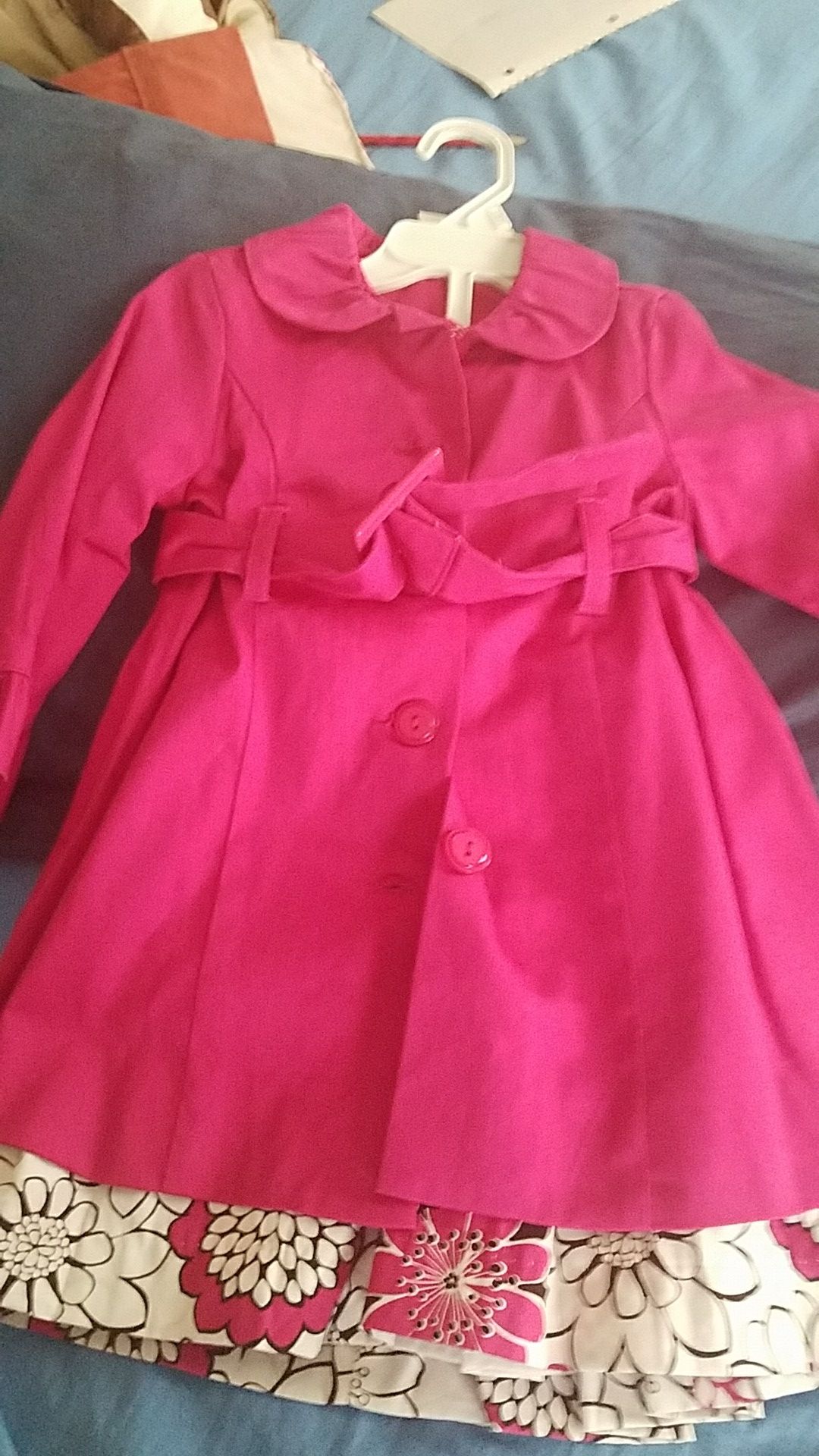 Infants girls dress coat size 12m