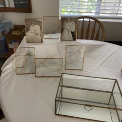 6 Gold Wedding Frames 