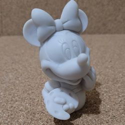 Disney Bust Minnie Mouse Figment Figure to paint your own figure 2022 Resin 3"
