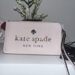 NWT Kate Spade Lucy Wristlet In Pink