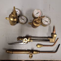 Small oxy/acetylene setup