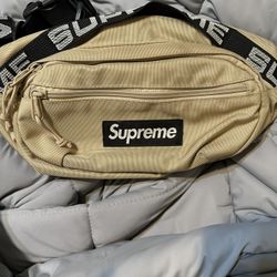 Supreme Waist Bag SS18 Tan color