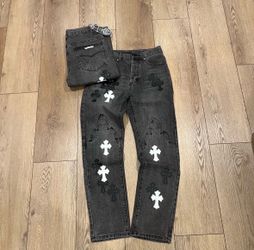 Chrome heart jeans