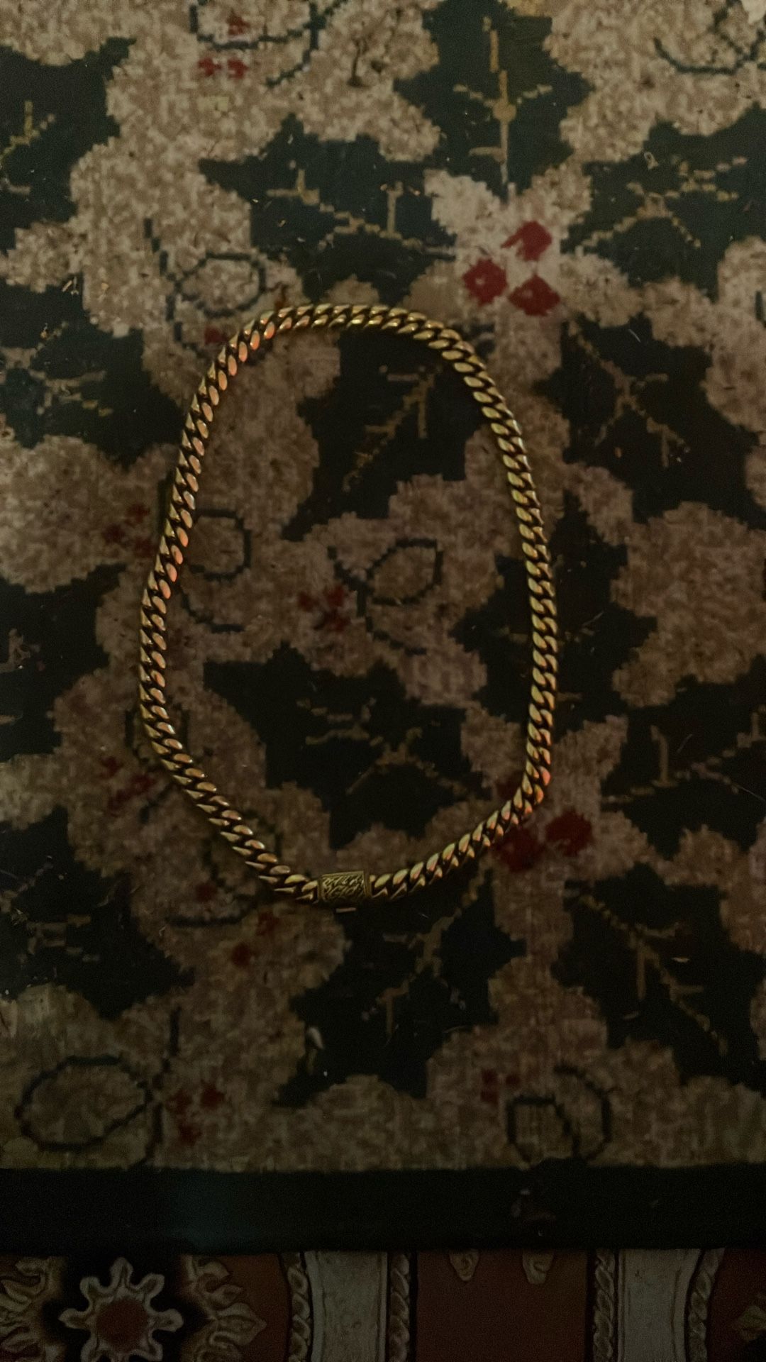 GLD Gold Necklace Cuban Link