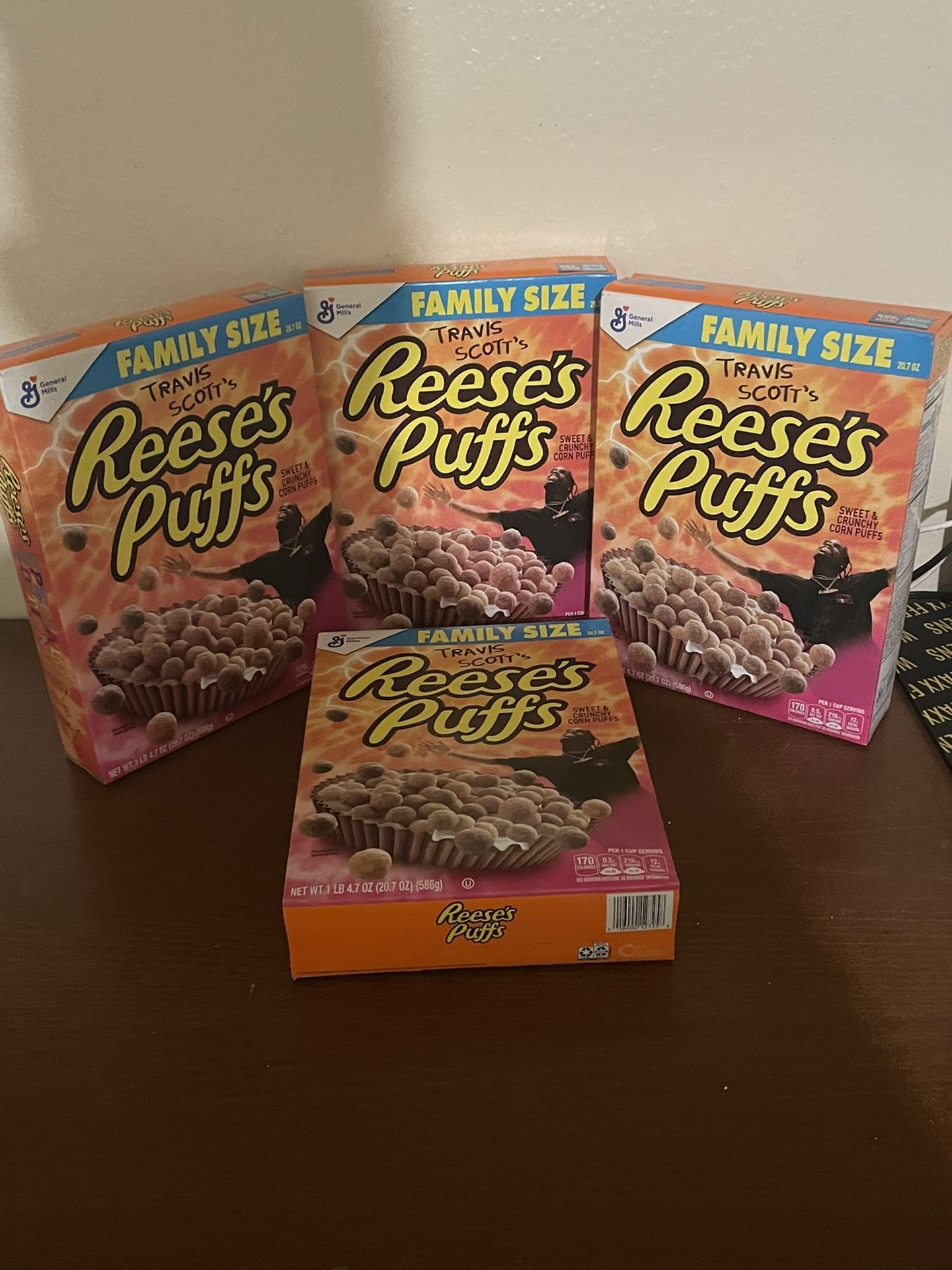 Reese’s Puffs X Travis Scott ASTRO World Cereal Family Size Priced For All 4!
