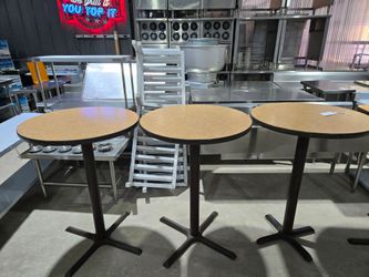 Round Bar Height Bistro Tables