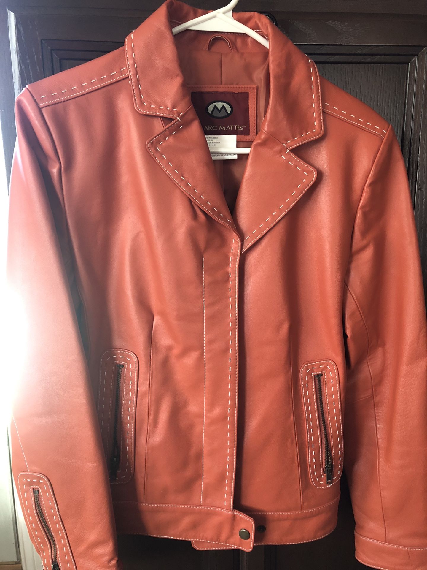 Women’s Leather Biker Jacket