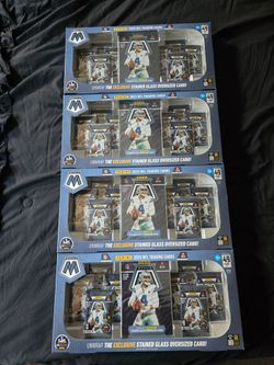 2025 panini mosaic NFL trading cards w/ jumbo card (costco exclusive)