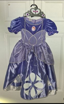 Disney Princess Sofia the First SIZE 2T dress up costume w/crown $20 FIRM