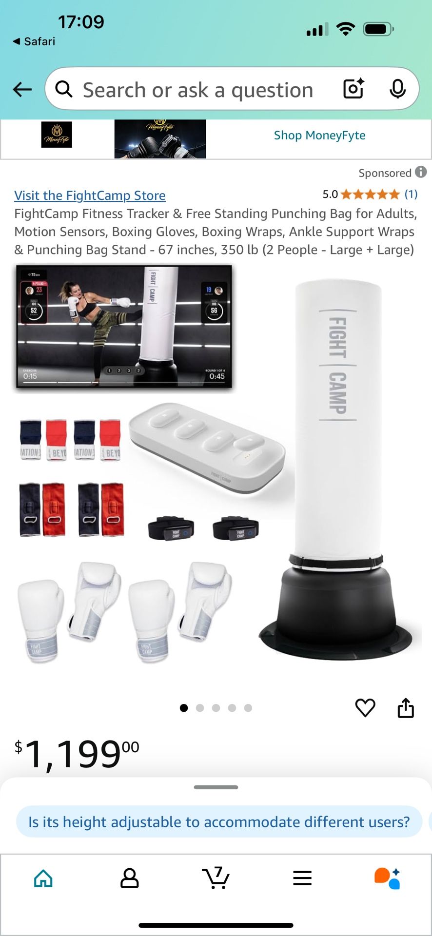 Fight Camp Punching Bag