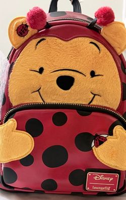 70 NEW Loungefly Disney Winnie the Pooh Ladybug Mini Backpack