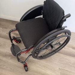 Folding Transport Wheelchair - Lightweight Mobility Support - Full Armrests - Removable Swing-Away Footrests - Durable Steel Construction - Compact Fo