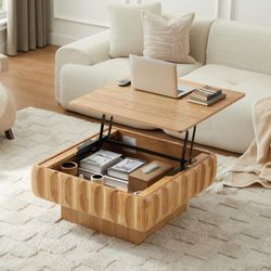 Brand New Natural Wood Coffee Table