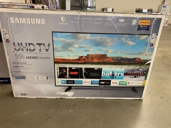 New Samsung 55” UHDTV! W/ warranty. Open Box RAT92