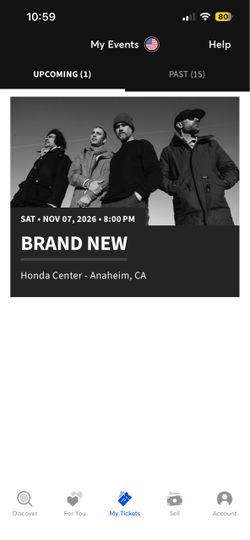 3 Brand New Tickets Honda Center 11/7/2026