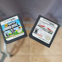 Nintendo DS Games ( Mariokart DS & Super Mario Bros ) For $30